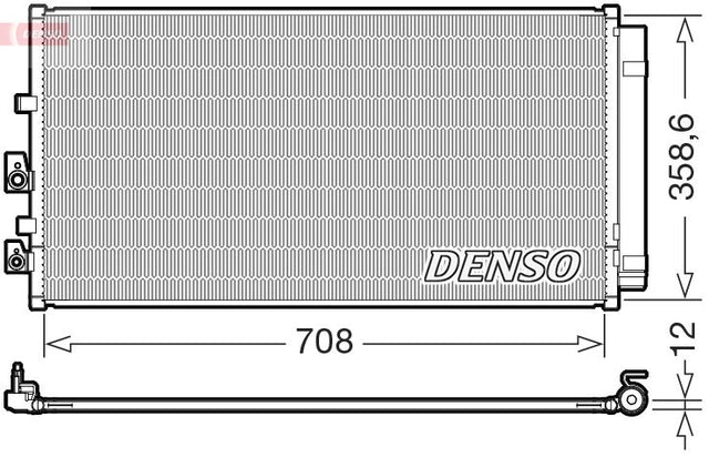 Denso Ac Condenser DCN10062 - image 2