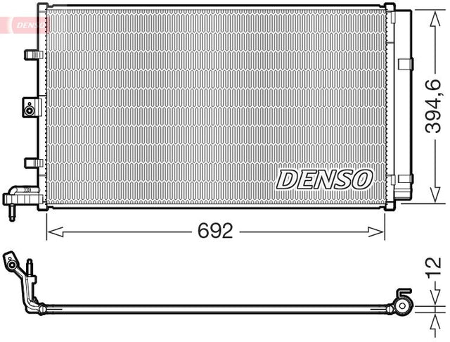 Denso Ac Condenser DCN10063 - image 2