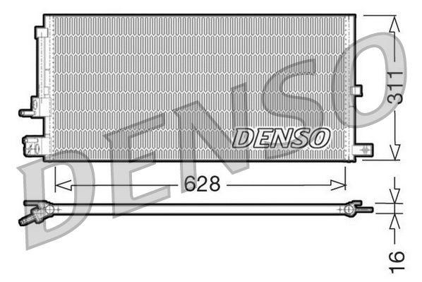 Denso Ac Condenser DCN11007 - image 2