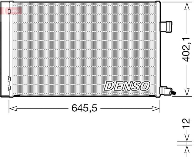 Denso Ac Condenser DCN11009 - image 2