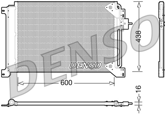 Denso Ac Condenser DCN12004 - image 2