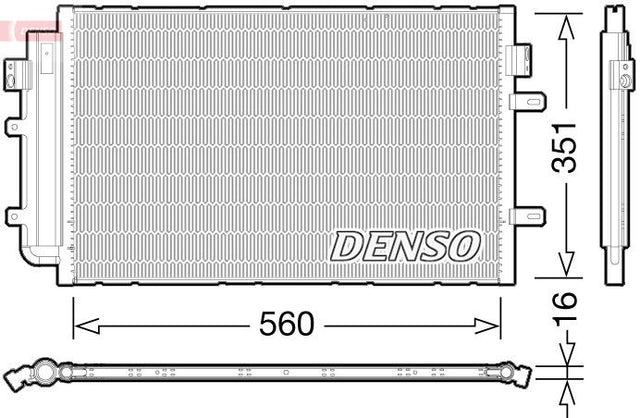 Denso Ac Condenser DCN12005 - image 2