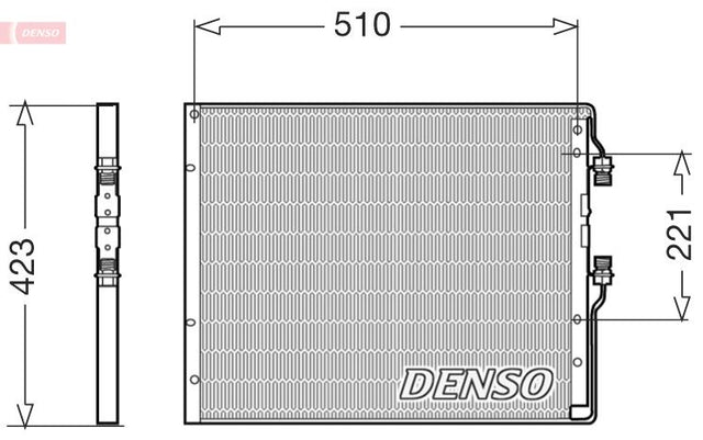 Denso Ac Condenser DCN12101 - image 2