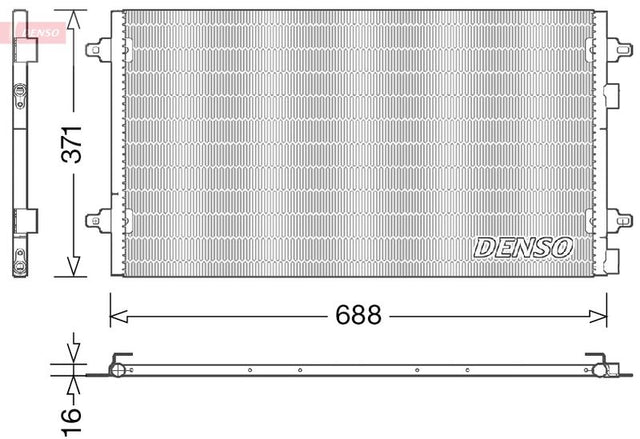 Denso Ac Condenser DCN13004 - image 2