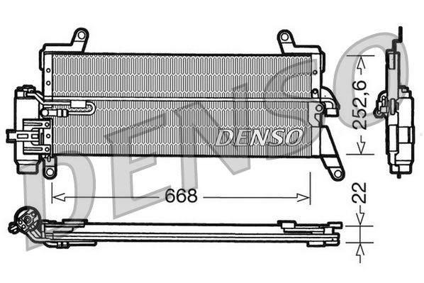 Denso Ac Condenser DCN13010 - image 2