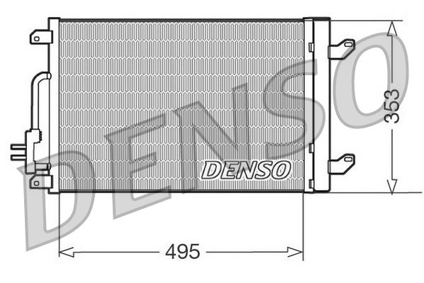 Denso Ac Condenser DCN13015 - image 2