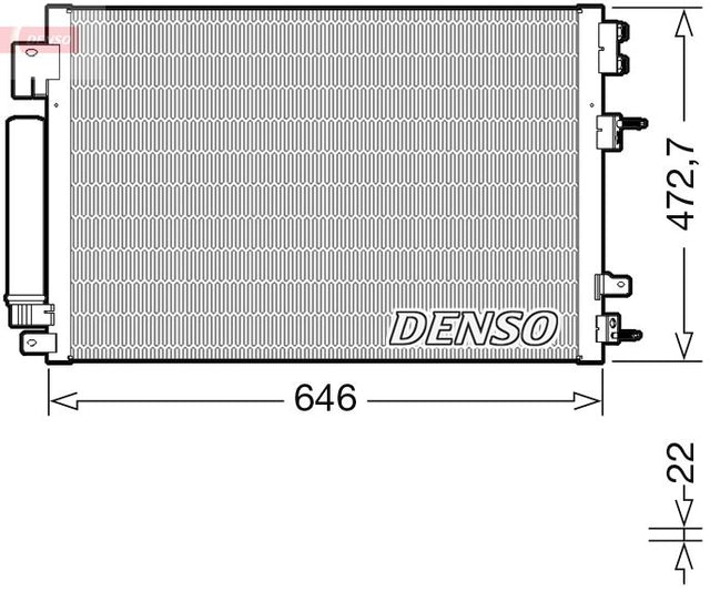 Denso Ac Condenser DCN13021 - image 2