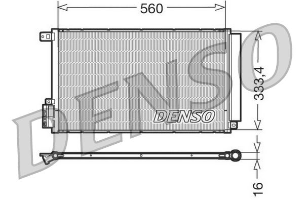 Denso Ac Condenser DCN13109 - image 2