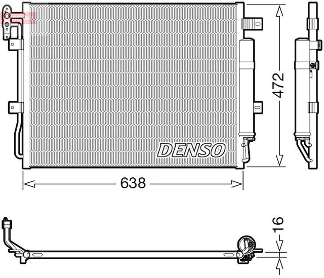 Denso Ac Condenser DCN14003 - image 2