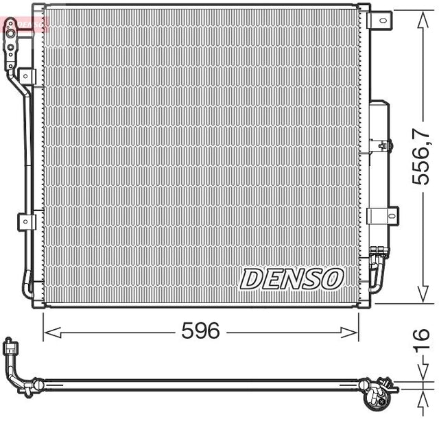 Denso Ac Condenser DCN14004 - image 2