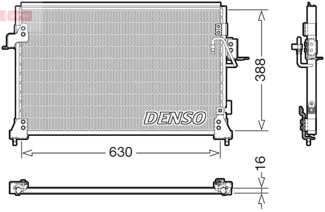 Denso Ac Condenser DCN14005 - image 2