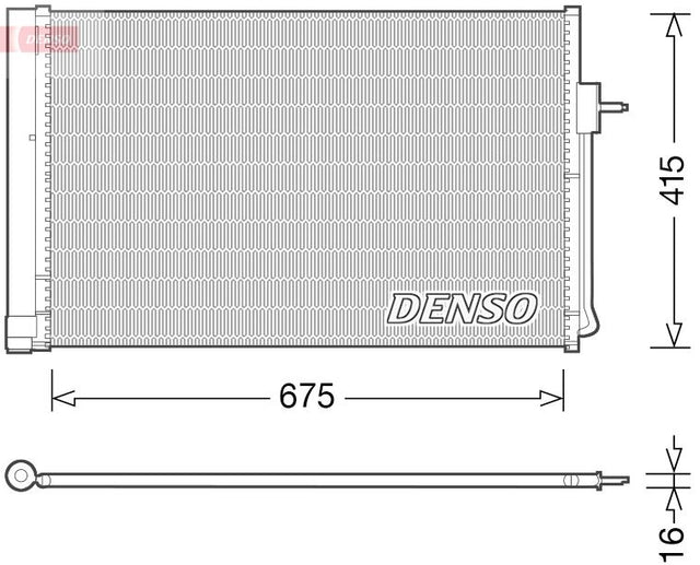 Denso Ac Condenser DCN15001 - image 2