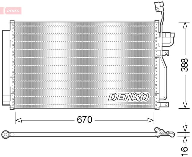 Denso Ac Condenser DCN15002 - image 2