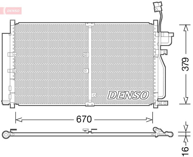 Denso Ac Condenser DCN15003 - image 2