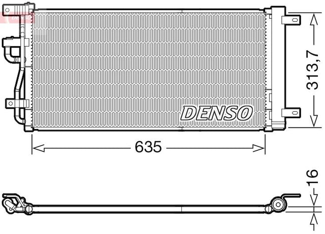 Denso Ac Condenser DCN15007 - image 2