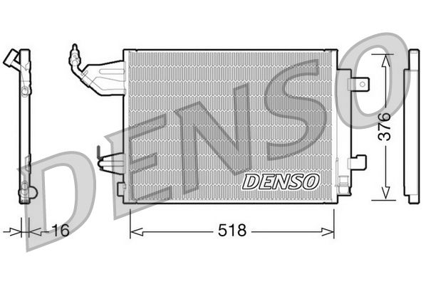 Denso Ac Condenser DCN16001 - image 2