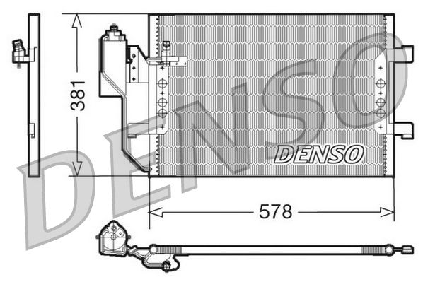 Denso Ac Condenser DCN17002 - image 2