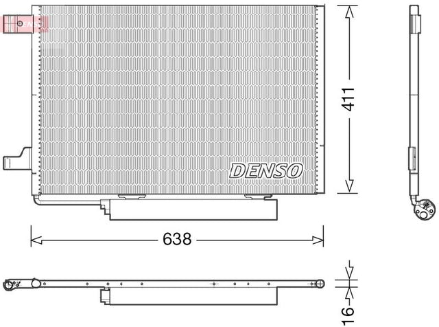 Denso Ac Condenser DCN17006 - image 2