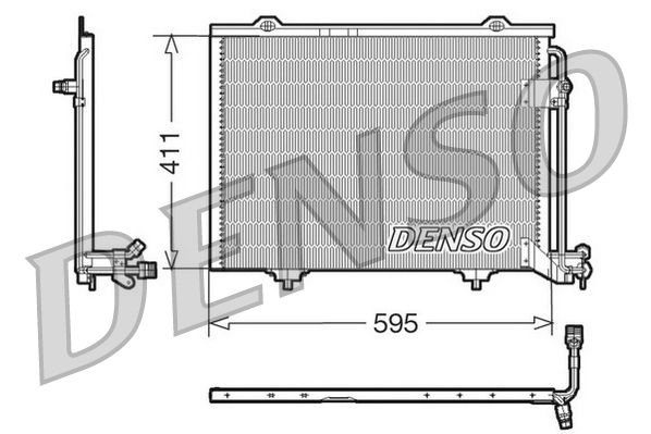 Denso Ac Condenser DCN17011 - image 2