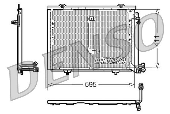 Denso Ac Condenser DCN17013 - image 2