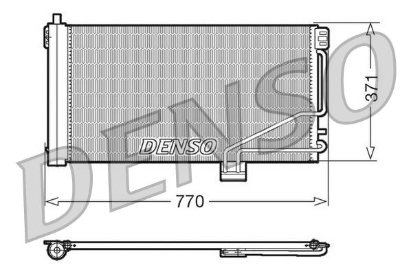 Denso Ac Condenser DCN17014 - image 2