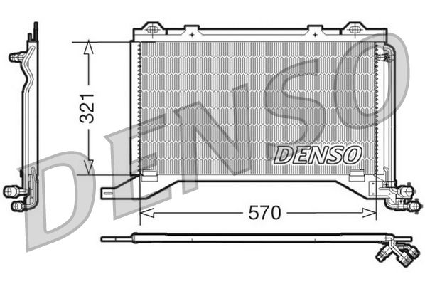Denso Ac Condenser DCN17019 - image 2