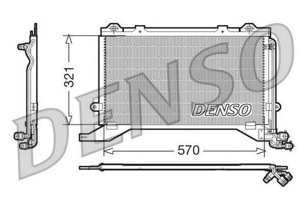 Denso Ac Condenser DCN17020 - image 2