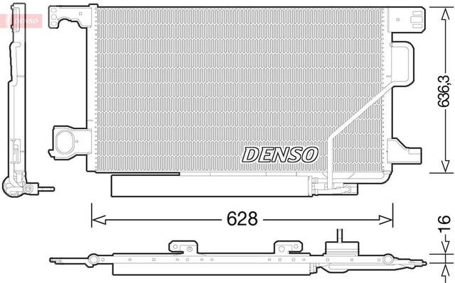 Denso Ac Condenser DCN17023 - image 2