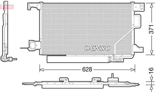 Denso Ac Condenser DCN17026 - image 2