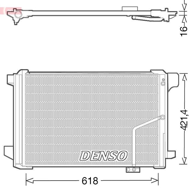 Denso Ac Condenser DCN17035 - image 2