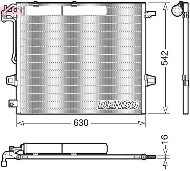 Denso Ac Condenser DCN17057 - image 2
