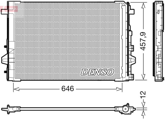 Denso Ac Condenser DCN17059 - image 2