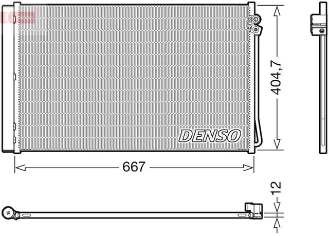 Denso Ac Condenser DCN17062 - image 2