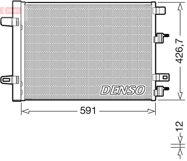 Denso Ac Condenser DCN17063 - image 2