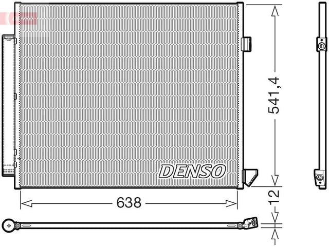 Denso Ac Condenser DCN17066 - image 2