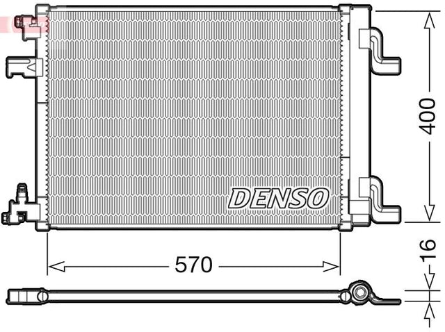 Denso Ac Condenser DCN20001 - image 2
