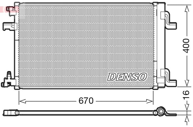 Denso Ac Condenser DCN20002 - image 2