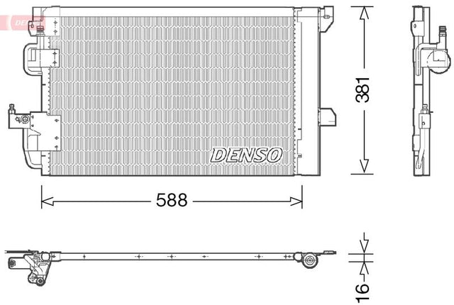 Denso Ac Condenser DCN20007 - image 2