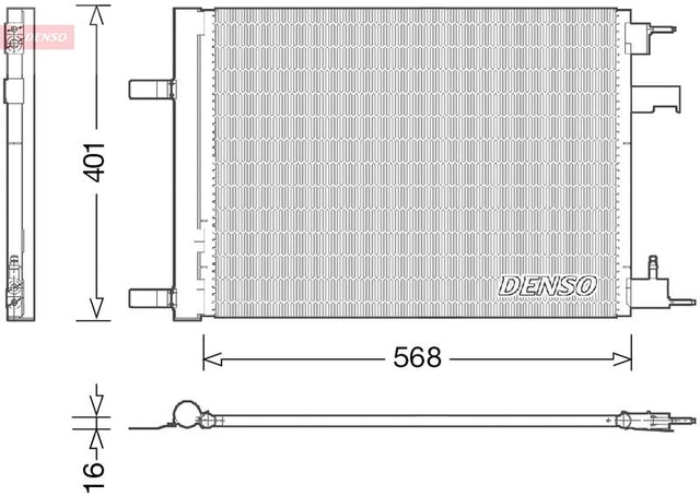 Denso Ac Condenser DCN20008 - image 2