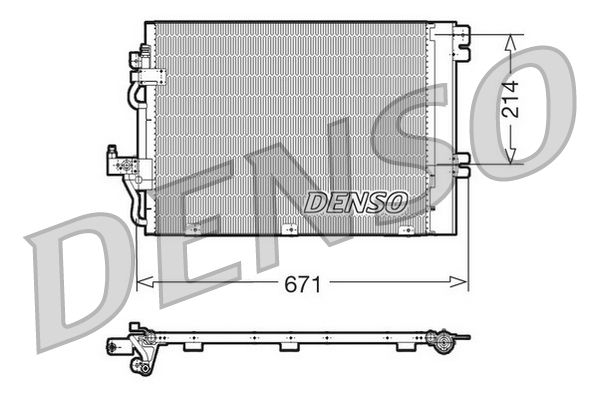 Denso Ac Condenser DCN20009 - image 2