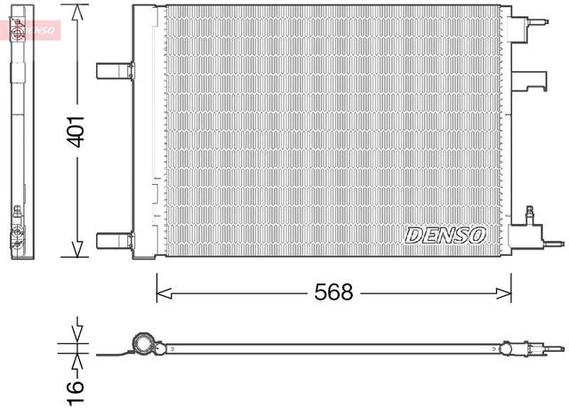 Denso Ac Condenser DCN20014 - image 2