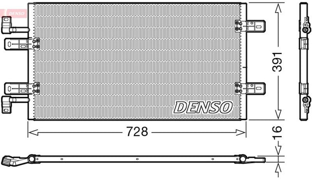 Denso Ac Condenser DCN20019 - image 2