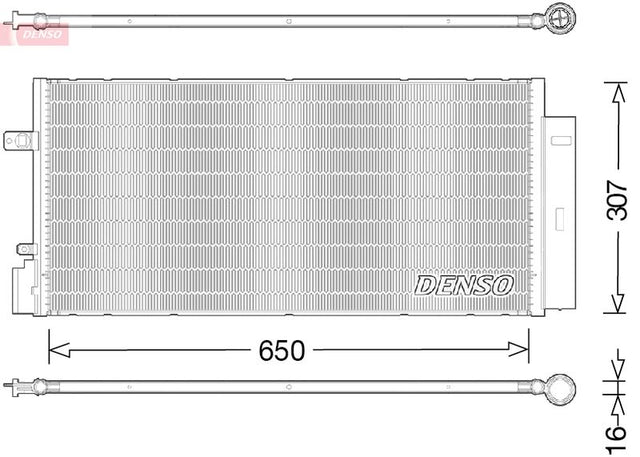 Denso Ac Condenser DCN20024 - image 2