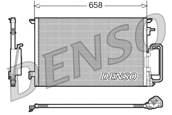 Denso Ac Condenser DCN20032 - image 2