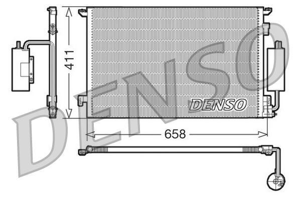 Denso Ac Condenser DCN20034 - image 2
