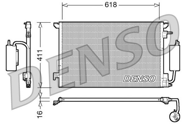 Denso Ac Condenser DCN20035 - image 2