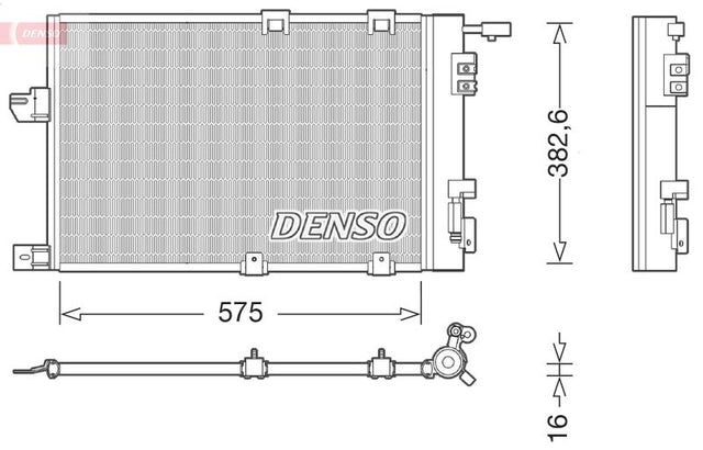 Denso Ac Condenser DCN20038 - image 2