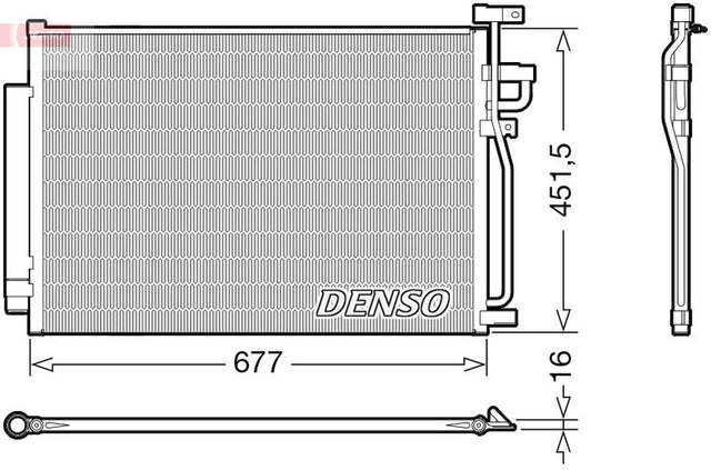 Denso Ac Condenser DCN20040 - image 2