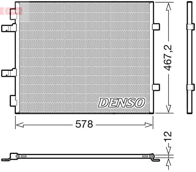 Denso Ac Condenser DCN20042 - image 2
