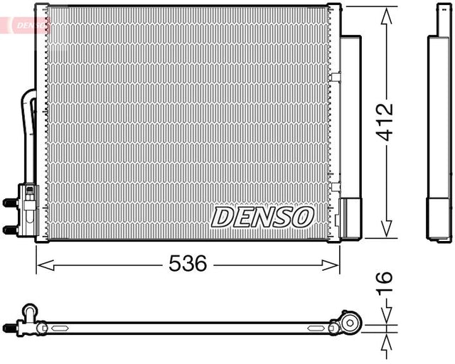 Denso Ac Condenser DCN20043 - image 2